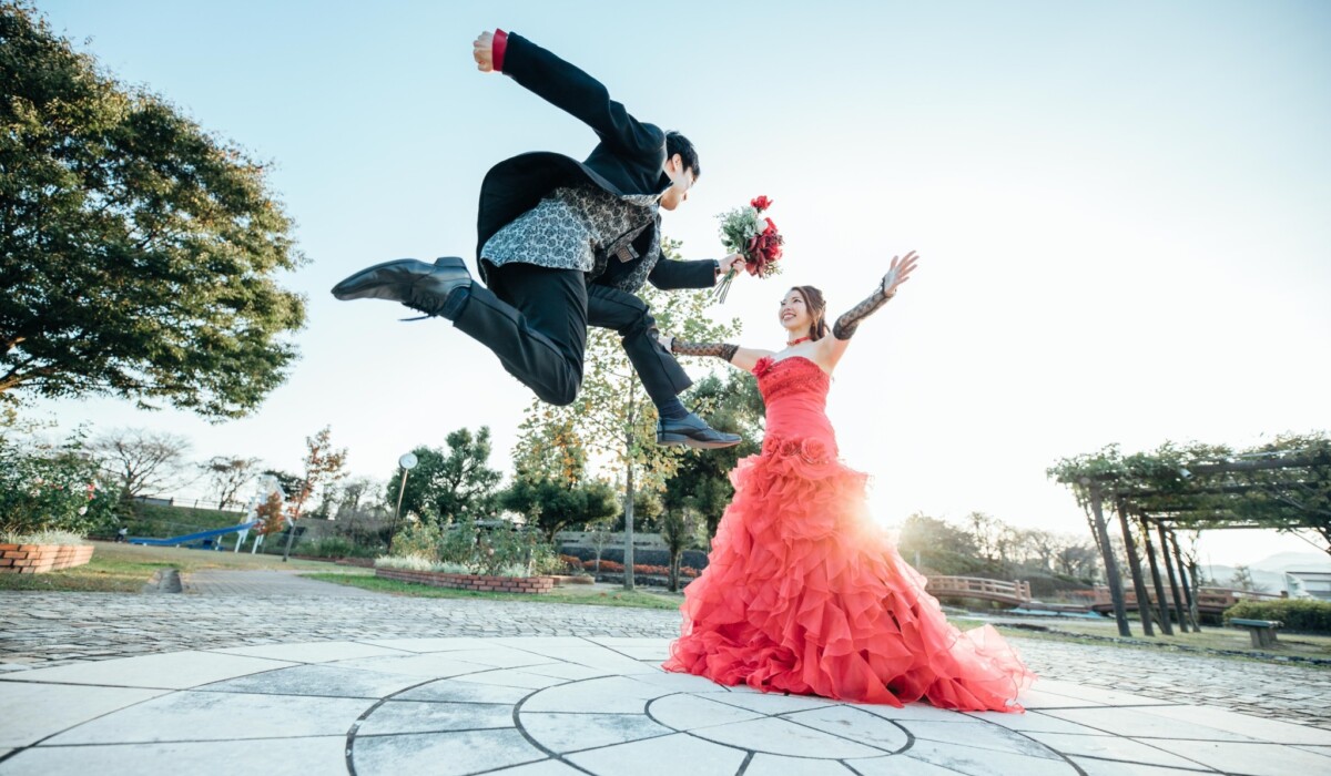 洋装ロケーションフォト